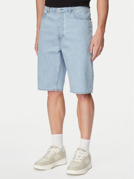 HUGO Szorty jeansowe Skate Shorts 50555994 Niebieski Straight Fit. Niebieskie szorty męskie Hugo, bez wzorów, z bawełny. Za 276.99 zł.