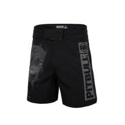 Spodenki męskie Pitbull treningowe Performance Pro plus Born in 1989. Czarne szorty męskie PITBULL, bez kołnierzyka. Za 209.00 zł.