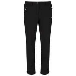 Spodnie damskie Geo Softshell II. Czarne spodnie dresowe damskie Regatta, na lato, xs, bez wzorów, z softshellu. Za 271.75 zł.