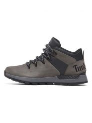 Timberland Skórzane botki "Sprint Trekker" w kolorze antracytowym rozmiar: 44. Czarne buty zimowe męskie Timberland, z materiału, bez zapięcia. Za 483.17 zł.