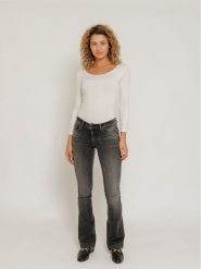 LTB Dżinsy "Fallon" - Flare fit - w kolorze antracytowym rozmiar: W29/L30. Czarne jeansy damskie LTB. Za 184.95 zł.