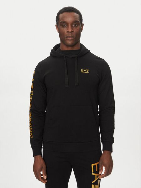 EA7 Emporio Armani Bluza 7M000569 AF13512 MC004 Czarny Regular Fit. Czarne bluzy bez kaptura męskie EA7 Emporio Armani, m, z bawełny. Za 519.99 zł.
