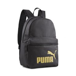 Plecak Puma Phase 79943. Czarne plecaki damskie Puma, bez wzorów, z materiału. Za 76.30 zł.