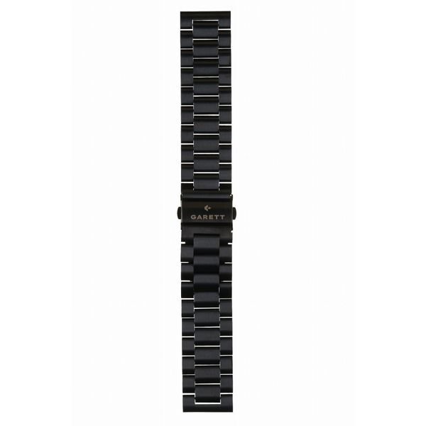 Pasek uniwersalny do smartwatchy Garett stalowy 22 mm V. Czarne paski męskie GARETT, bez wzorów. Za 59.00 zł.