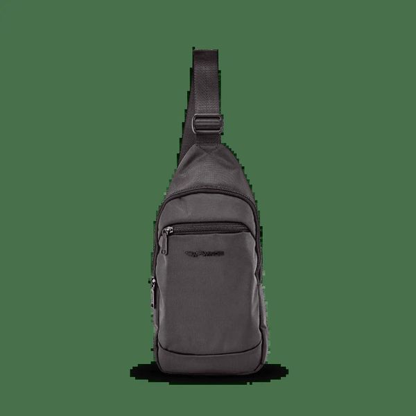 Plecak crossbody BRANT WINGS BLACK. Czarne plecaki męskie Wings, bez wzorów, z materiału. Za 99.90 zł.