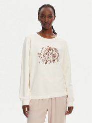 Liu Jo Sport Bluza TA5168 FS090 Écru Regular Fit. Bluzy bez kaptura damskie Liu Jo Sport, s, bez wzorów, z bawełny, bez ramiączek, bez kaptura. Za 269.99 zł.