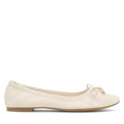 Baleriny Nine West. Baleriny damskie Nine West, bez wzorów, bez obcasa. Za 159.99 zł.