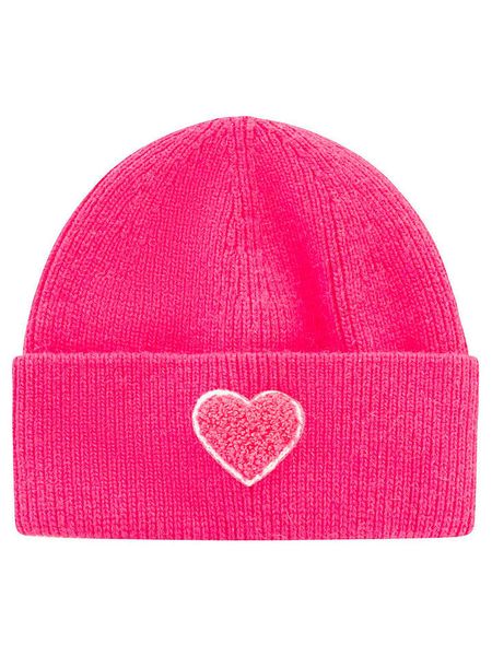 Zwillingsherz Czapka "Heart" w kolorze różowym rozmiar: onesize. Różowe czapki zimowe damskie Zwillingsherz, z materiału. Za 134.95 zł.