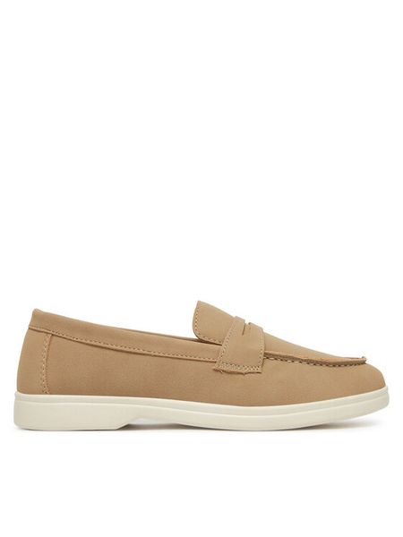 Clara Barson Mokasyny WFA3930-1 Beżowy. Brązowe mokasyny damskie Clara Barson, z materiału. Za 79.99 zł.
