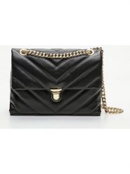 Victor & Hugo Paris Skórzana torebka w kolorze czarnym - 26 x 18 x 9,5 cm rozmiar: onesize. Czarne torebki klasyczne damskie Victor & Hugo Paris, bez wzorów, z materiału, pikowane, bez dodatków. Za 339.99 zł.