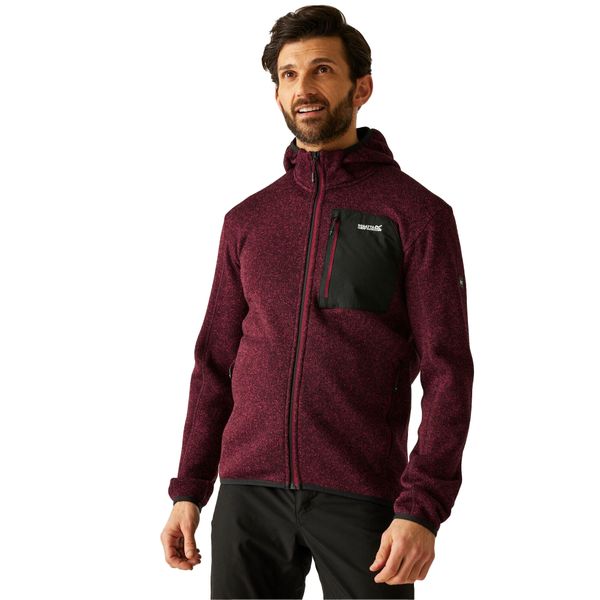Bluza Polarowa Męska Melanżowy Pełen Suwak Newhill. Czerwone bluzy z kapturem męskie Regatta, l, z dzianiny. Za 104.99 zł.