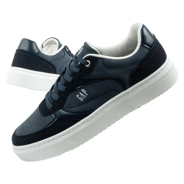 Buty sportowe męskie Gap Niagara. Niebieskie buty sportowe na co dzień męskie GAP, z materiału, bez zapięcia, trekkingowe. Za 229.00 zł.