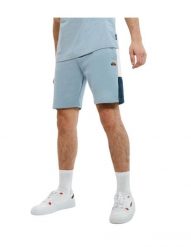Spodenki męskie Ellesse Turi. Niebieskie szorty męskie Ellesse, z bawełny, bez kołnierzyka. Za 219.99 zł.