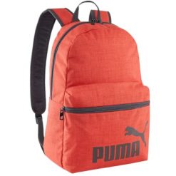 Plecak Puma Phase III. Czerwone plecaki damskie Puma, bez wzorów, z materiału. Za 89.00 zł.