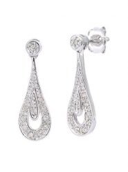 Revoni Złote kolczyki-wkrętki z diamentami rozmiar: onesize. Szare kolczyki damskie Revoni, z diamentem, złote. Za 1,609.99 zł.