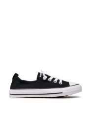 Converse Trampki Chuck Taylor All Star Shoreline Slip 537081C Czarny. Czarne trampki i tenisówki damskie Converse, bez wzorów, z materiału. Za 179.99 zł.