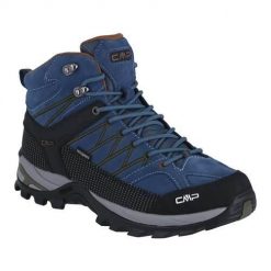 Buty trekkingowe męskie CMP Rigel Mid Trekking Wp. Czarne buty trekkingowe męskie CMP, z materiału, bez zapięcia, trekkingowe. W wyprzedaży za 349.99 zł.