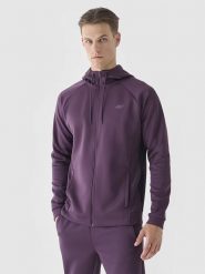 4F Bluza w kolorze fioletowym rozmiar: XXL. Różowe bluzy z kapturem męskie 4f, xxl. Za 105.38 zł.