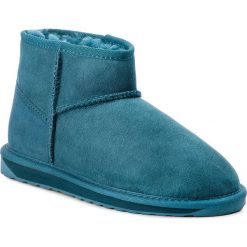Buty EMU AUSTRALIA - Stinger Micro W10937 Teal. Niebieskie kozaki damskie Emu Australia, ze skóry, bez obcasa. W wyprzedaży za 369.00 zł.