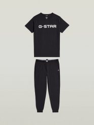 G-Star Piżama w kolorze czarnym rozmiar: XL. Czarne piżamy męskie G-Star, xl, bez wzorów, z bawełny, bez ramiączek. Za 148.95 zł.