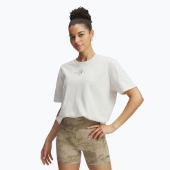 Koszulka damska Under Armour Project Rock Campus. Białe bluzki damskie Under Armour, xs, bez wzorów, bez ramiączek. Za 159.99 zł.