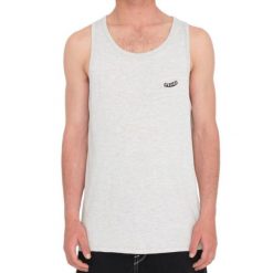Koszulka sportowa męska Volcom Pistol Stone. Szare t-shirty sportowe męskie Volcom, m, z bawełny, bez ramiączek. W wyprzedaży za 96.00 zł.