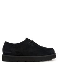 Clarks Półbuty Meare Walla 26183761 Czarny. Czarne półbuty męskie Clarks, ze skóry, bez zapięcia. Za 479.99 zł.