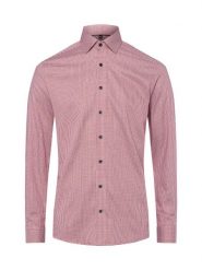 Finshley & Harding koszula biznesowa Mężczyźni Modern Fit Bawełna czerwony|biały, 43. Białe koszule męskie Finshley & Harding, m, bez wzorów, z bawełny, bez kołnierzyka, bez ramiączek. Za 119.95 zł.