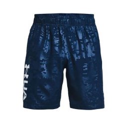 Krótka Under Armour WOVEN EMBOSS. Niebieskie szorty męskie Under Armour, xs, z materiału, na fitness i siłownię. Za 173.00 zł.