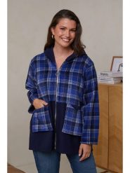 Curvy Lady Bluza w kolorze niebieskim rozmiar: 40/42. Niebieskie bluzy z kapturem damskie Curvy Lady. Za 127.35 zł.