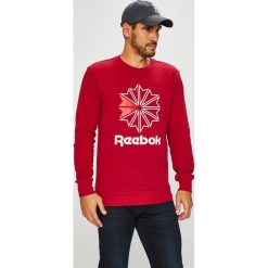 Reebok Classic - Bluza. Czerwone bluzy bez kaptura męskie Reebok Classic, l, z bawełny. W wyprzedaży za 149.90 zł.