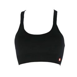 UT-001 BRA Sport - Biustonosz sportowy, Czarny. Czarne biustonosze sportowe damskie BARNETT, bez wzorów. Za 88.00 zł.