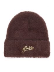 Guess Czapka AW5633 POL01 Brązowy. Brązowe czapki zimowe damskie Guess, z nylonu. Za 154.99 zł.