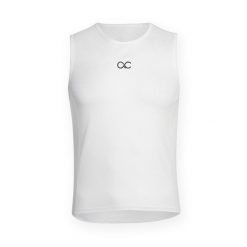 Męska koszulka rowerowa bez rękawów z podkoszulkiem. Białe t-shirty sportowe męskie ACELERA, na lato, l, z materiału, bez ramiączek, rowerowe. Za 129.99 zł.
