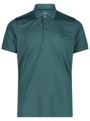 Cmp Funkcyjna koszulka polo w kolorze turkusowym rozmiar: 48. Niebieskie koszulki polo męskie CMP, bez wzorów, z materiału, bez ramiączek. Za 74.63 zł.