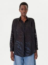 French Connection Bluzka 72NZR Czarny Relaxed Fit. Czarne bluzki damskie French Connection, xl, bez wzorów, z syntetyku, bez ramiączek. Za 219.99 zł.