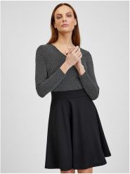 Orsay Sukienka w kolorze czarno-białym rozmiar: M. Czarne sukienki damskie ORSAY, m, bez wzorów, bez kołnierzyka, bez ramiączek, mini. Za 69.58 zł.