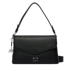 Torebka Armani Exchange. Czarne torebki klasyczne damskie Armani Exchange, bez wzorów, bez dodatków. Za 614.99 zł.