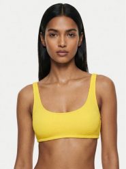 Banana Moon Góra od bikini Justin Scrunchy JAA22 Żółty. Żółte bikini damskie Banana Moon, bez wzorów. Za 199.99 zł.