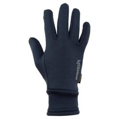 Zimowe rękawiczki jeździeckie BR Equitation Multiflex. Niebieskie rękawiczki męskie BR, na zimę, bez wzorów, z elastanu. Za 139.00 zł.