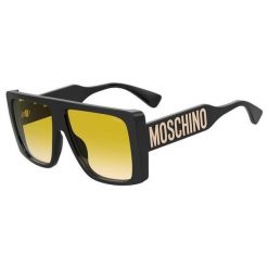 Okulary przeciwsłoneczne MOSCHINO MOS119/S 807 dla kobiet, rozmiar 59 mm. Czarne okulary przeciwsłoneczne damskie MOSCHINO. Za 841.70 zł.