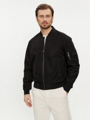 Calvin Klein Kurtka bomber Hero K10K112783 Czarny Regular Fit. Czarne kurtki męskie CALVIN KLEIN, m, bez wzorów, z syntetyku, bez kaptura. Za 659.99 zł.