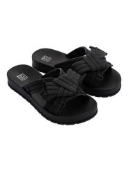 Zaxy Klapki "Urbana" w kolorze czarnym rozmiar: 41/42. Czarne klapki damskie Zaxy, bez wzorów, bez obcasa. Za 61.02 zł.