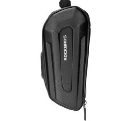 Torba rowerowa na siodełko Rockbros B69 1,8L. Czarne torebki klasyczne damskie ROCKBROS, bez wzorów, z materiału, duże, bez dodatków. Za 137.96 zł.