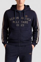 AERONAUTICA MILITARE Granatowa bawełniana męska bluza, Rozmiar XL. Niebieskie bluzy z kapturem męskie AERONAUTICA MILITARE, m, z bawełny. W wyprzedaży za 636.99 zł.