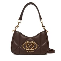 Torebka LOVE MOSCHINO. Brązowe torebki klasyczne damskie Love Moschino, bez wzorów, bez dodatków. Za 709.99 zł.