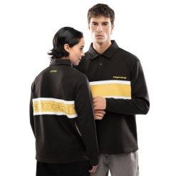 Męska koszulka polo z długim rękawem Rayo Club Lifestyle Siroko RC Dribble Bl. Czarne koszulki męskie z długim rękawem SIROKO, m. Za 210.00 zł.