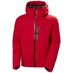 Kurtka narciarska Helly Hansen Swift. Czerwone kurtki męskie Helly Hansen, m, bez wzorów, bez kaptura, narciarskie. Za 1,470.50 zł.
