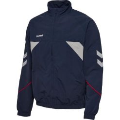 Kurtka z dresu Hummel World 26. Niebieskie kurtki męskie HUMMEL, l, bez wzorów, z dresówki, eleganckie, bez kaptura. Za 336.00 zł.