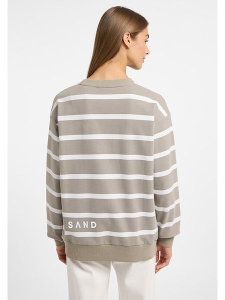 ELBSAND Bluza "Meret" w kolorze biało-beżowym rozmiar: S. Brązowe bluzy bez kaptura damskie ELBSAND, s. Za 187.96 zł.